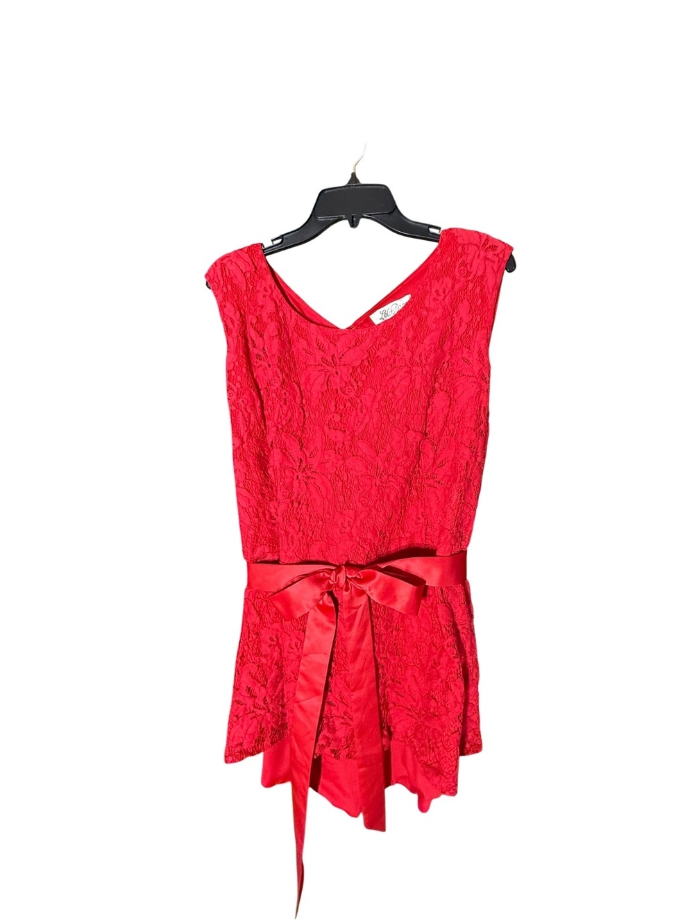 NWT Lane Bryant Red Lace Sleeveless Top 28